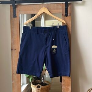 NWT Nat Nast Navy Chino Shorts Size 34